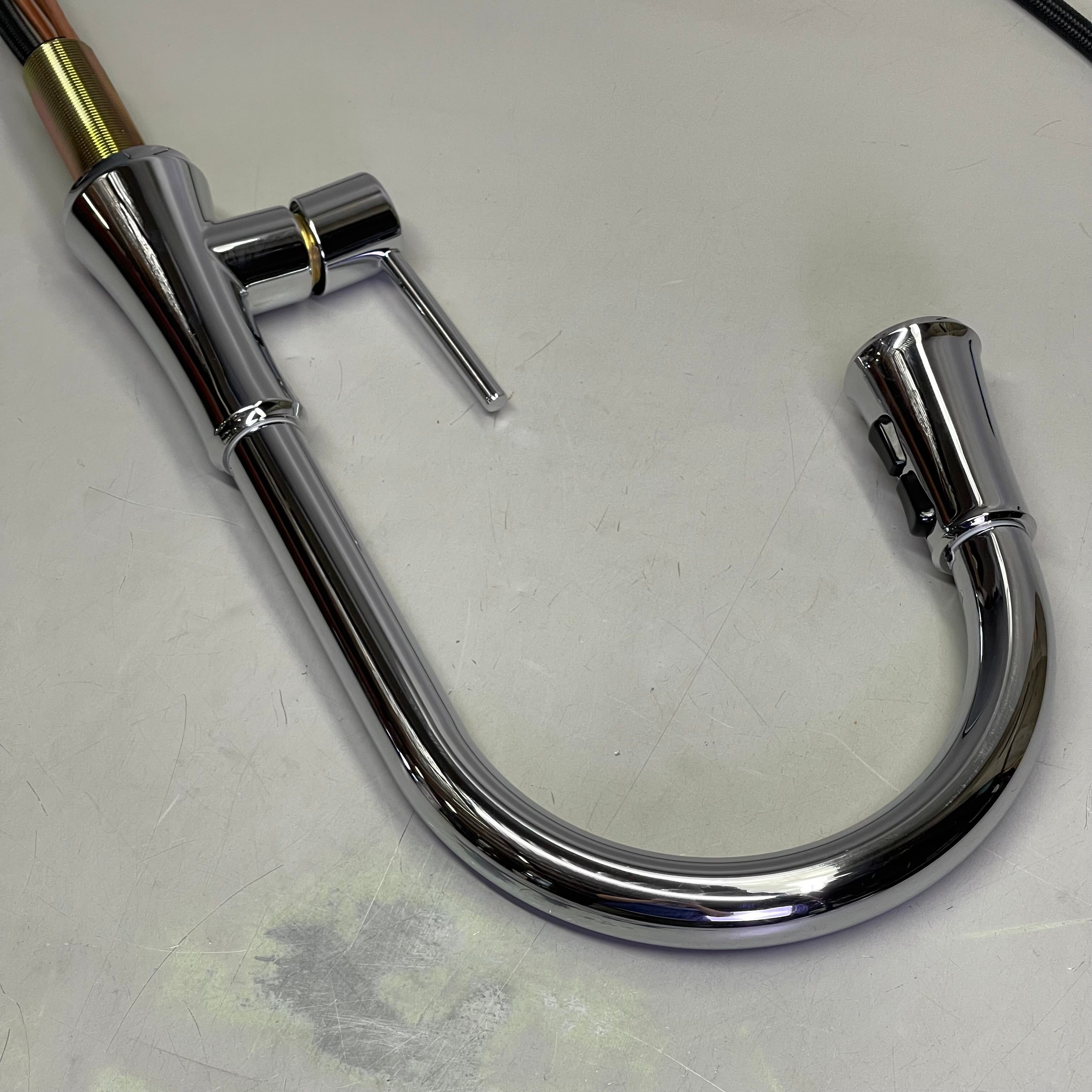 PFISTER Pfirst Series 1-Handle Pull-Down Kitchen Faucet Polished Chrome G529-PF2C