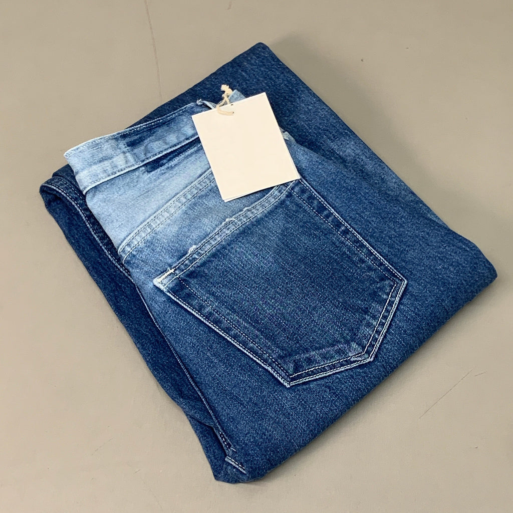 ETICA Tyler Vintage Straight Crop Jeans 100% Cotton Shipwreck Size 26 EW178114A