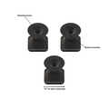 Vast Concepts™ Multi-Purpose 1.5 Inch Screw Guide for Wood & Decking Screws - Black (3 Pack)