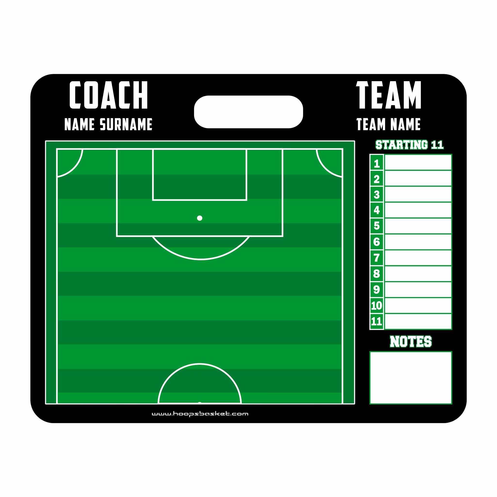 Custom Soccer / Football Magnetic Coaching Board 15.7'' x 12.6'' / 40 cm x 32 cm