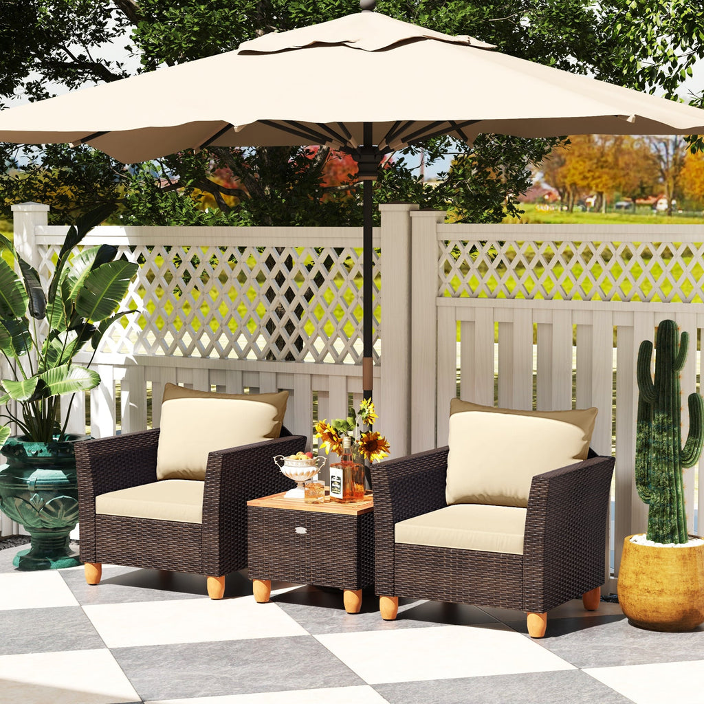 3 Pieces Patio