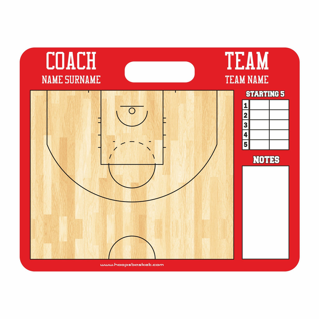 Custom WNBA Basketball Coaching Board 15.7 x 12.6 in (Magnetic)