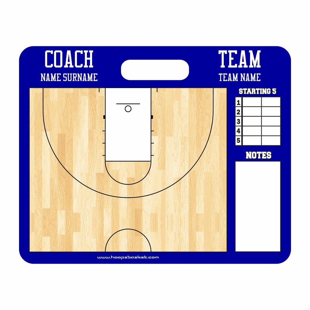 Custom Men's NCAA Basketball Coaching Board 15.7 x 12.6 in (Magnetic)