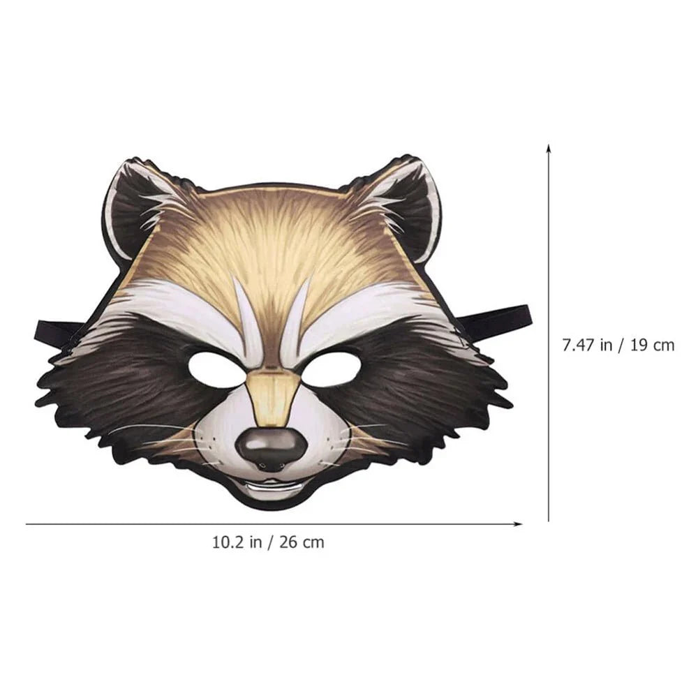 3D Realistic Animal Foam Mask | Full Face Cosplay Costume Accessory