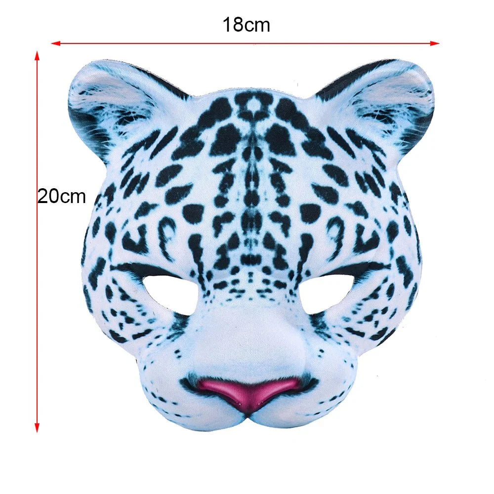 3D Realistic Animal Foam Mask | Full Face Cosplay Costume Accessory