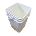 4 Gallon Square Bucket and Lid