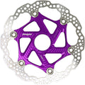 Hope MTB Floating Centre-Lock Disc Brake Rotor - 180mm Center-Lock Purple