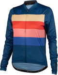 Salsa Team Polytone Women's Long Sleeve Jersey - Dark Blue w/ Stripes Large