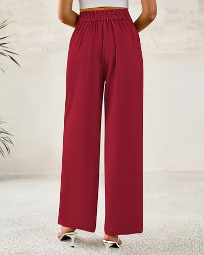 BTFBM Wide Leg Dress Pants Women Business Casual Outfits