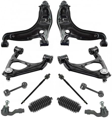 TRQ Front Steering & Suspension Kit Control Arm with Ball Joint Steering