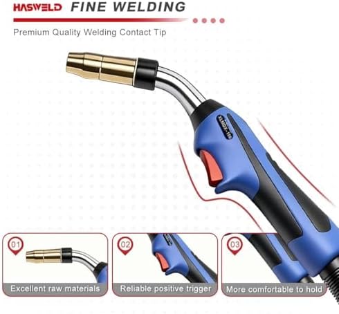 MIG Welder Gun Replacement for Miller Multimatic 215,220 Millermatic 141,142,211 MIG GUN AccuLock MDX100 consumables MDX-100 1770028 1770030 10ft