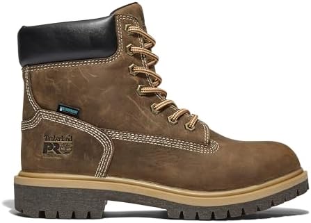 Timberland PRO Women’s Direct Attach 6 Inch Steel Safety Toe Insulated Waterproof Industrial Work Boot