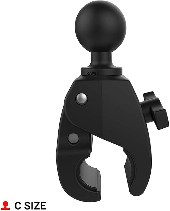 RAM MOUNTS Tough-Claw Small Clamp Mount with C Size 1.5" Ball Base