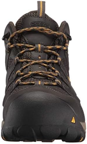 KEEN Utility Men's Lansing Mid Height Steel Toe Waterproof Work Boots