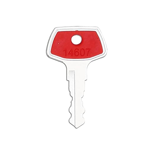 Ignition Keys 14603 14607 14707 14657 for JCB Bomag Terex Mini Excavators New Holland and Ford Vibromax Maxi Skytrak, Dynapac LG200/LG500 Compactor, Volvo Upright Equipment Key, Pack of 10