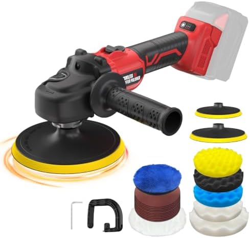 Rotary Buffer Polisher Kit for Milwaukee 18V/M18 Battery (Tool Only)