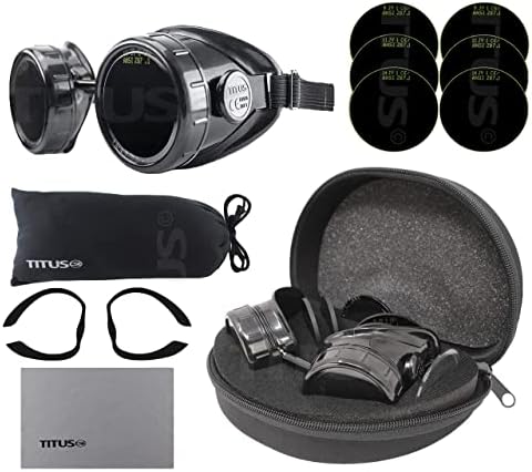 TITUS Cup Type C Frame Industrial Quality Welding Goggles Kit