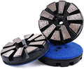 3PCS 3" 10 Segments Metal Bond Diamond Grinding Polishing Pad Concrete Marble Granite (60 Grit)