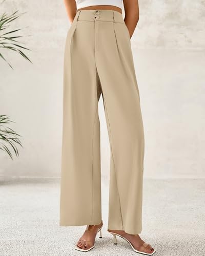 BTFBM Wide Leg Dress Pants Women Business Casual Outfits