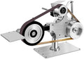 Belt Grinder Sander, 30'' x 1'' 30 x 1-Inch Variable Speed Belt Polisher With 2 Abrasive Belts DC Brushless Motor, 550W Fixed Angle Sharpening Polishing Machine for Metalworking, Knife Making