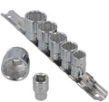 Whitworth/BSF/BSW 3/8" drive shallow sockets 7pc set 1/8"-1/2" bi hex LSR29