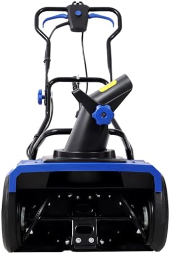 Corded Electric Snow Thrower – 15 Amp, 20" Clearing Width with 30ft Throw Distance, 180° Rotating Chute – Heavy-Duty Snow Blower for Driveways, Sidewalks, and Patios – Black & Blue