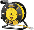 DEWENWILS Retractable Extension Cord Reel, Open Cord Reel with 80FT Cord