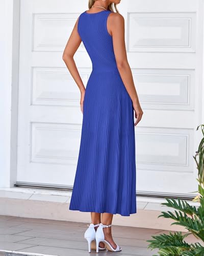 BTFBM Women Midi Bodycon Tank Dress