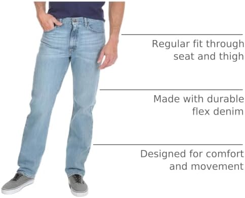 Wrangler Authentics Men's Classic 5-Pocket Regular Fit Flex Jean