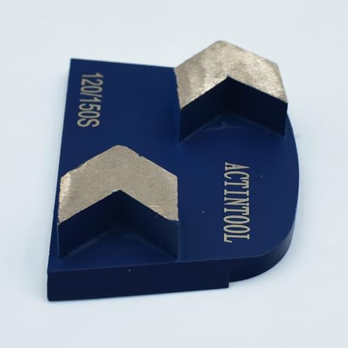 Diamond Two Arrow Segments Metal Bond Tooling for Lavina Floor Grinder (Pack of 3)