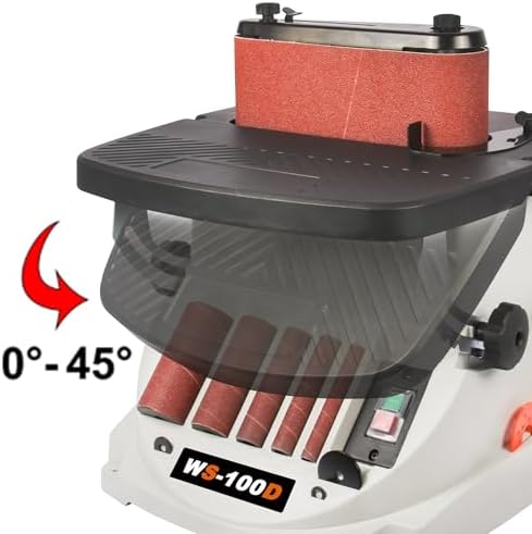 4 x 24 Belt & Oscillating Spindle Sander, KAKA INDUSTRIAL WS-100D