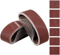18 Pcs Sanding Belts 3 x 21 Inch 40/80/120/150/240/400 Grit