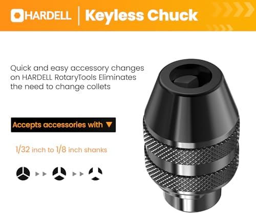 HARDELL Cordless Rotary Tool 3.7V Universal Chuck 5-Speed 71 Accessories