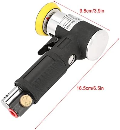 Mini Polisher For Car Detailing, Mini Orbital Sander 90 Degree Pneumatic Polishing Grinding Machine For Auto Body Work Air Angle Sander Air Sander 2inch 3inch Sanding Pad