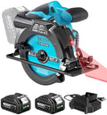 Seesii 6-1/2" Cordless Circular Saw with Total 8000mAh Battery & Charger