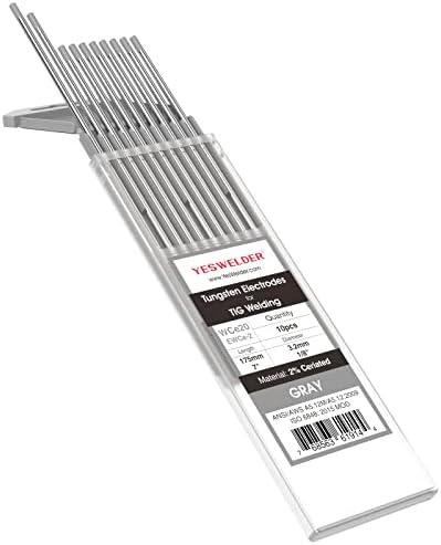 YESWELDER TIG Welding Tungsten Electrode 2% Ceriated