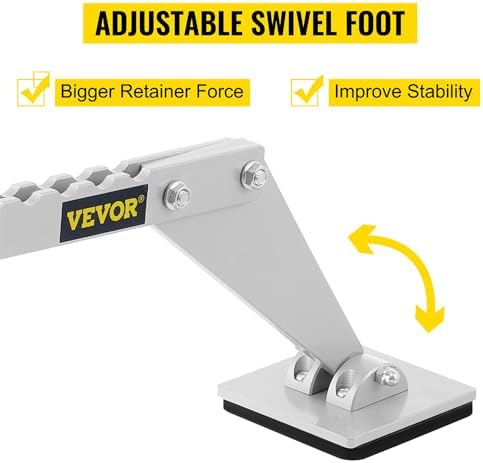 VEVOR Dent Pull Lever Bar, 6 Claw Hook Dent Puller, Single Leg Lifter Portable Dent Pull Bar Aluminum Alloy for Car Dent Repairing