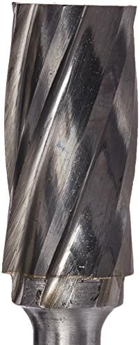 Drill America SA-5NF Carbide Burr/Rotary File Cylindrical None-Ferrous for Aluminum 1/2" Dia. x 1" Cut Length with 1/4" Shank and 2-1/2" Overall Length, DUL Series