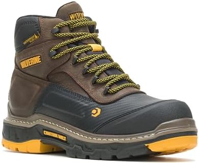 Wolverine Men's Overpass Composite Toe Waterproof Work Boots
