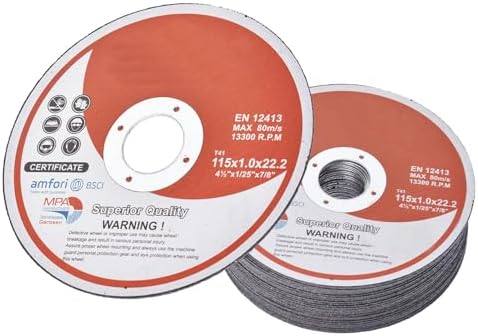 50 Pack 4-1/2"x.040 x7/8" Cut Off Wheel - Metal & Stainless Steel Thin Cutting Discs