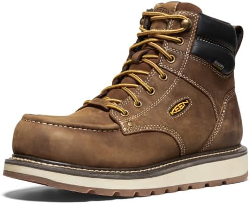KEEN Utility Men's Cincinnati 6" Composite Toe Waterproof Wedge Work Boots
