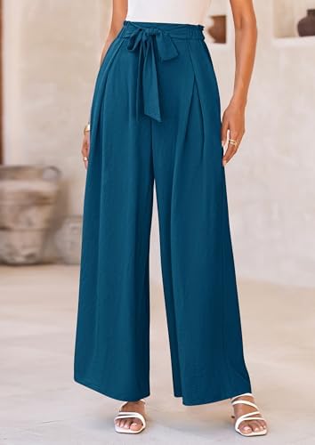 PRETTYGARDEN Women's Palazzo Wide Leg Work Dress Pants