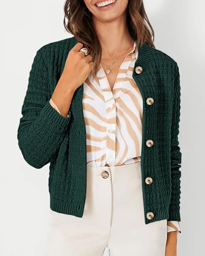 PRETTYGARDEN Women's Fall Lightweight Cardigan Sweaters