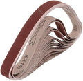 HARFINGTON 1.2 x 13 Inch Sanding Belts, 10 Pcs 600 Grits Aluminum Oxide