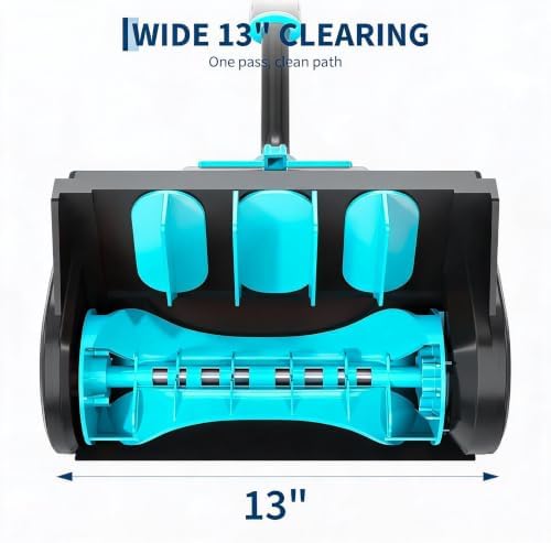 Garvee 13" Snow Blower Cordless - Snow Shovel for Driveway