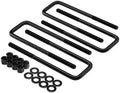 Supreme Suspensions - 4X Heavy-Duty Square Bend U-Bolts for Lifted Applications => 12" Long x 2.5" Wide x 9/16" Threads