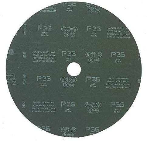 Mercer Industries 318036-7" x 7/8" Aluminum Oxide Resin Fiber Discs, 36 Grit (5 Pack)