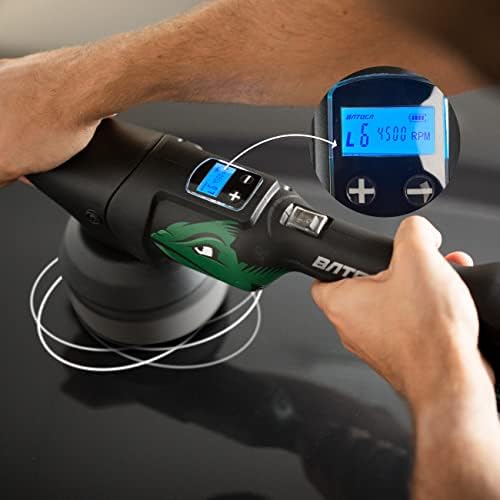 BATOCA Cordless Car Polisher Pro Combo Kit - S4 Brushless DA/RO+S2 Buffer