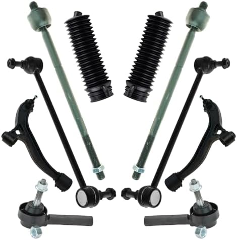 TRQ Front Steering & Suspension Kit Control Arm with Ball Joint Steering