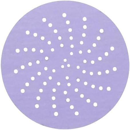 3M Cubitron II Hookit Clean Sanding Abrasive Disc 31478, 5 in, 1000+ Grade, Pack of 50 Discs, Virtually Dust-Free, High Performance, Long Lasting, Multi-Hole Pattern, for Automotive Sanding